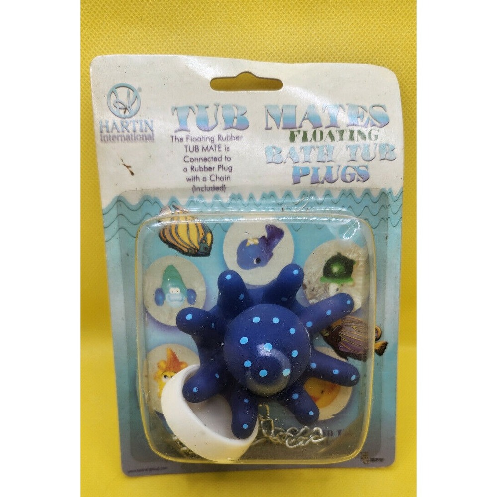 Vintage Tub Mates‎ Floating Bath Tub Plug (Octopus) New in Package